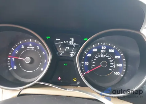 2013 Hyundai Elantra Gls from USA, damaged, VIN 5NPDH4AE6DH426778